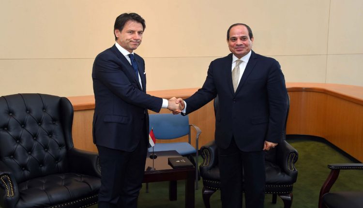 Egyptian President Makes Telephone Call to Italian Prime Minister